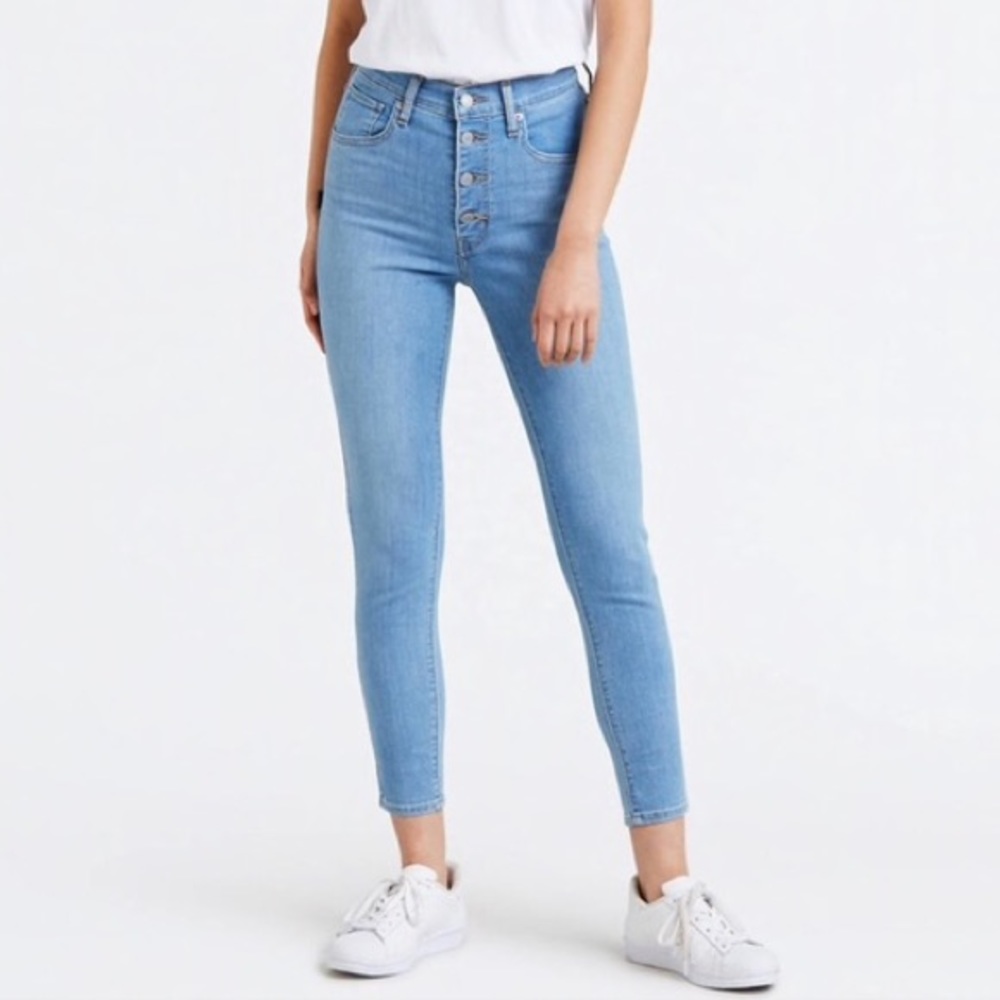 Levi’s Mile-high Super Skinny Ankle Jeans
